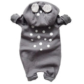Newborn Cotton Cute Baby Deer Hooded Jumpsuit