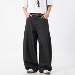 Mens Denim Loose Wide Leg Jeans