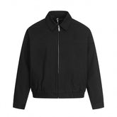 Men Cotton Casual Zip Up Long Sleeve Jacket