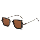 Accessories Bright Steampunk Square Sunglasses