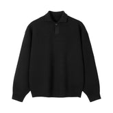 Men Crew Neck Fleece Knitwear Sweater