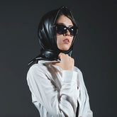 Accessories Women Leather Triangle Scarf