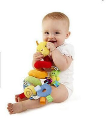 Newborn Music Bed Wrapping Bell Hanging Soft Fabric Plush Bedhead