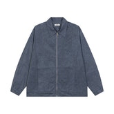 Men Casual Loose Workwear Denim Overshirt