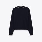 Women Long Sleeved Knitted Detail Sweater