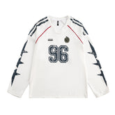 Women Activewear V-neck Sports Sweatshirt