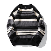 Unisex Round Neck Ribbed Sweater
