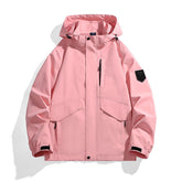 Unisex Long Sleeve Cotton Hooded Jacket
