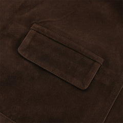 Mens Corduroy Loose Fit Long Sleeve Overshirt