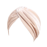 Accessories Women Cross Velvet Turban Hat Beanies