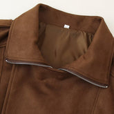 Women Casual Splicing Sleeved Short Jacket