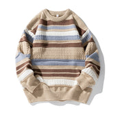Unisex Round Neck Ribbed Sweater