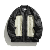 Men Padded Cotton Baseball Collar Jacket