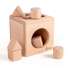 Kids Wooden Shape Sorter Educational Stacking & Matching Game