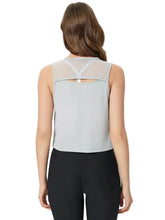 Women Round Neck Cropped Active Tank Top