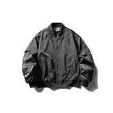 Unisex Casual Retro Bomber Jacket