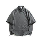 Men Sports Loose Adjustable Toggle Shirt