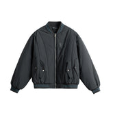 Men Warm Winter Cotton Baseball Collar Jacket