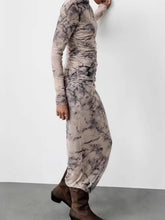 Women Elegant Long Sleeve Casual Dresses