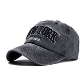 Women Vintage Cotton Baseball NEW YORK Embroidery Sports Caps