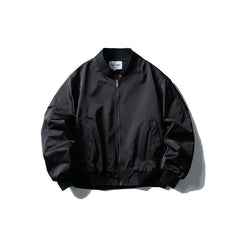 Unisex Casual Retro Bomber Jacket
