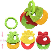 Newborn Baby Fruit Style Soft Rubber Food Grade Silicone Teethers