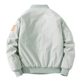 Men Padded Loose Embroidered Baseball NASA Jacket