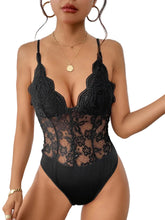 Woman Elegant Lace Intimate Bodysuit