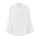 Women Casual Asymmetrical Sleeve Shirt