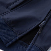 Men Sports Side Zip Retro Crew Neck Vest