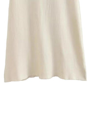 Women Elegant Knitted Backless Sleeveless Dress