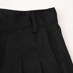 Women Casual Front Pleated Wide Leg Pants