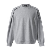 Men Casual Round Neck Pullover Sweatshirt