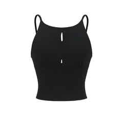 Women Cotton Knit Hollow Vest Tops