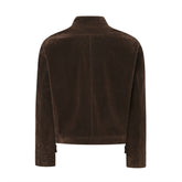 Mens Corduroy Loose Fit Long Sleeve Overshirt
