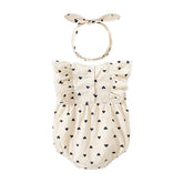 Newborn Romper Shirt Sleeveless Ins Romper Korean Jumpsuit