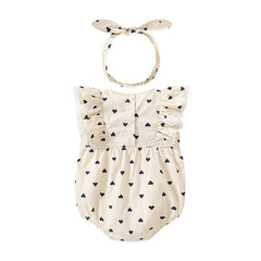 Newborn Romper Shirt Sleeveless Ins Romper Korean Jumpsuit