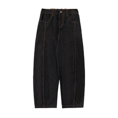 Mens Denim Loose Wide Leg Jeans