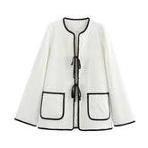 Women Casual Lace Up Overshirt