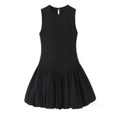 Women Casual A Line Frill Dress