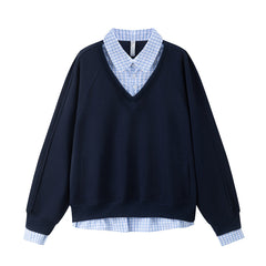 Unisex Casual Loose Fit Cotton Collar Cardigans