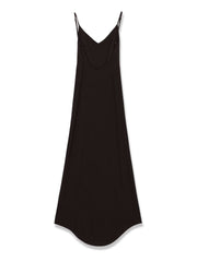 Women Casual Crepe Sleeveless Long Dress