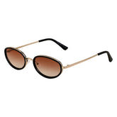 Women Trendy Oval Shape Sunglasses
