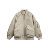 Men Utility Duck Down Puffer Collared Jacket