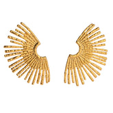Accessories Women Elegant Half Sunflower Earrings
