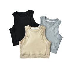 Women Active Threaded Splicing Vest