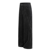 Men Corduroy Wide Leg Pants