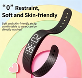Student Smart Watch with Step Counter, Vibration Alarm, Multi-Function Digital Watch, Sports Bracelet, Life Waterproof, for Women