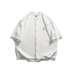 Men Breathable Active Loose Sports Lapel Shirt