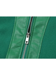 Women Oversize American Baggy Style Baseball Jacket